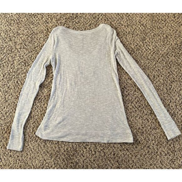 Aeropostale Vintage gray thin women's snowman top size medium‎ - Picture 6 of 6